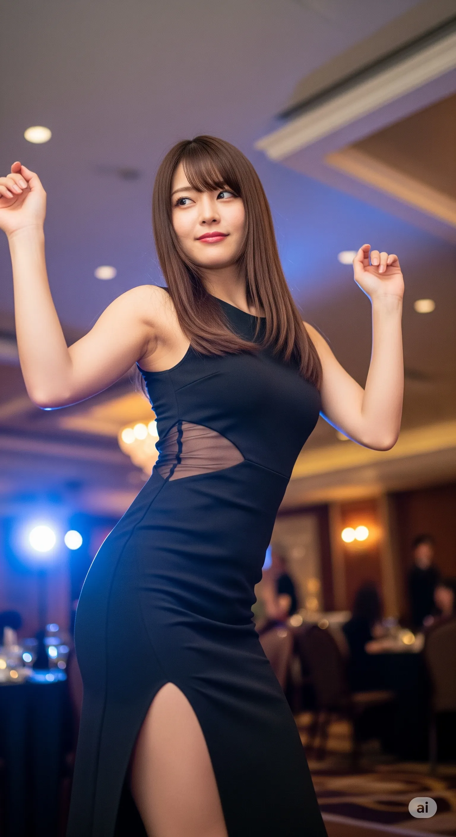 妖艶にひねる腰つきが美しいダンスシーン