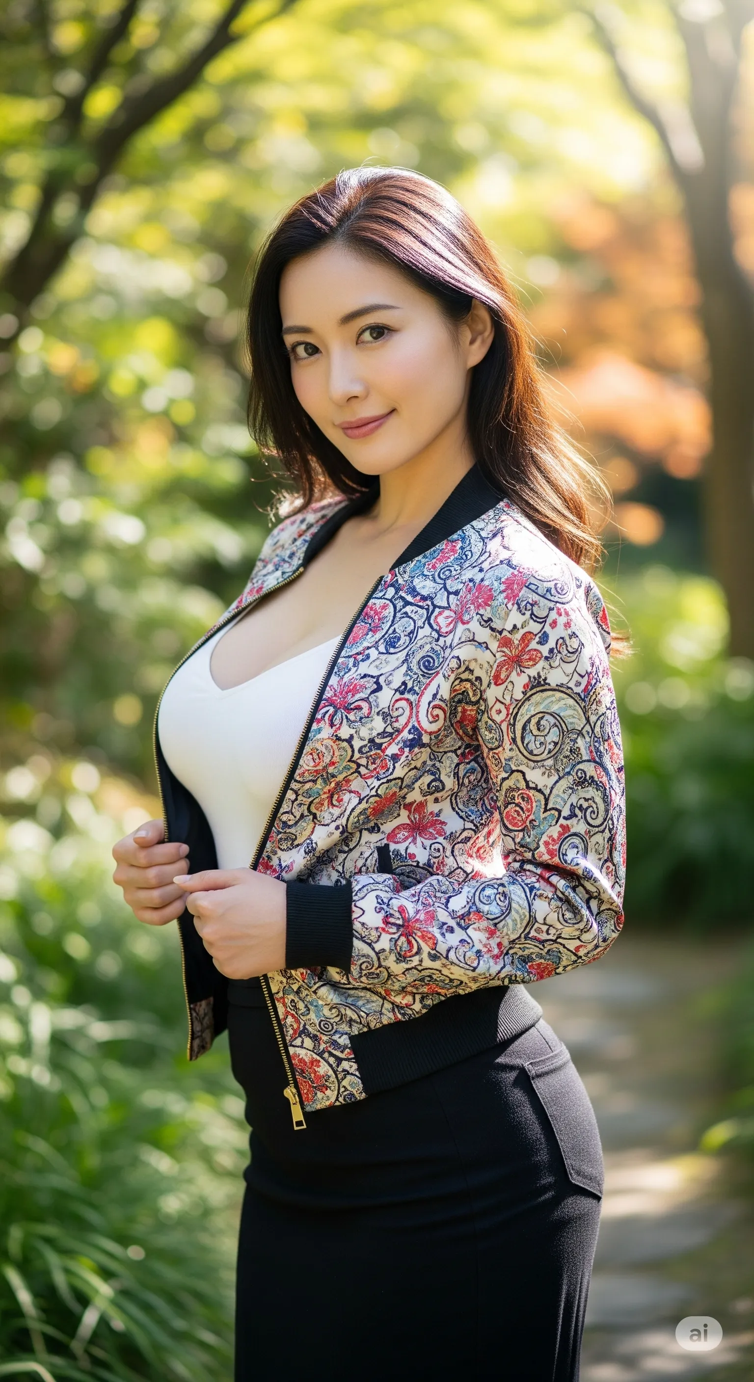 人妻・美魔女たちの超微エロ画像集《熟女×柄モノ》が織り成す官能的フェチグラビア