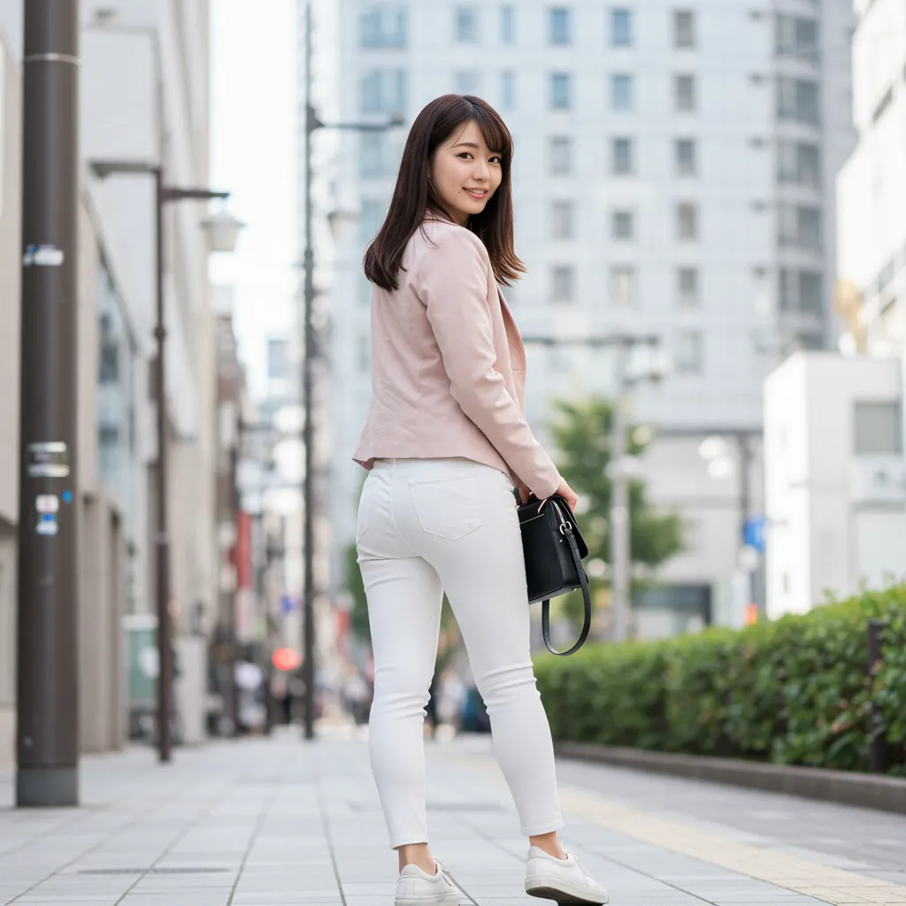 街中OL 見返り美尻グラビア 019