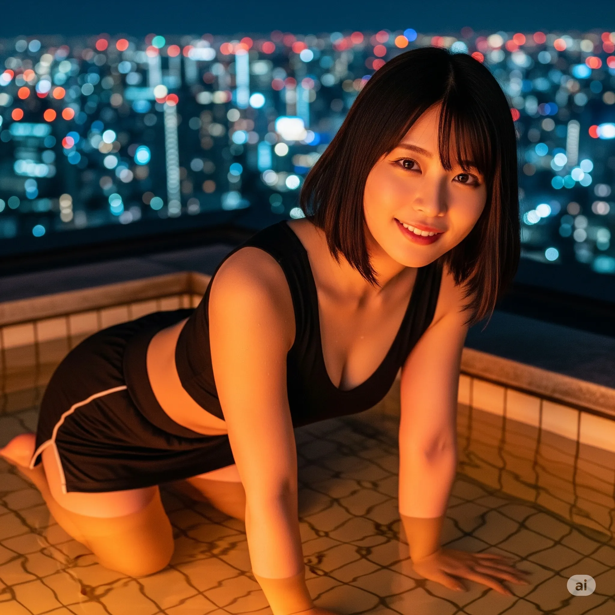 大人女子 素人 混浴 温泉 グラビア エロ画像